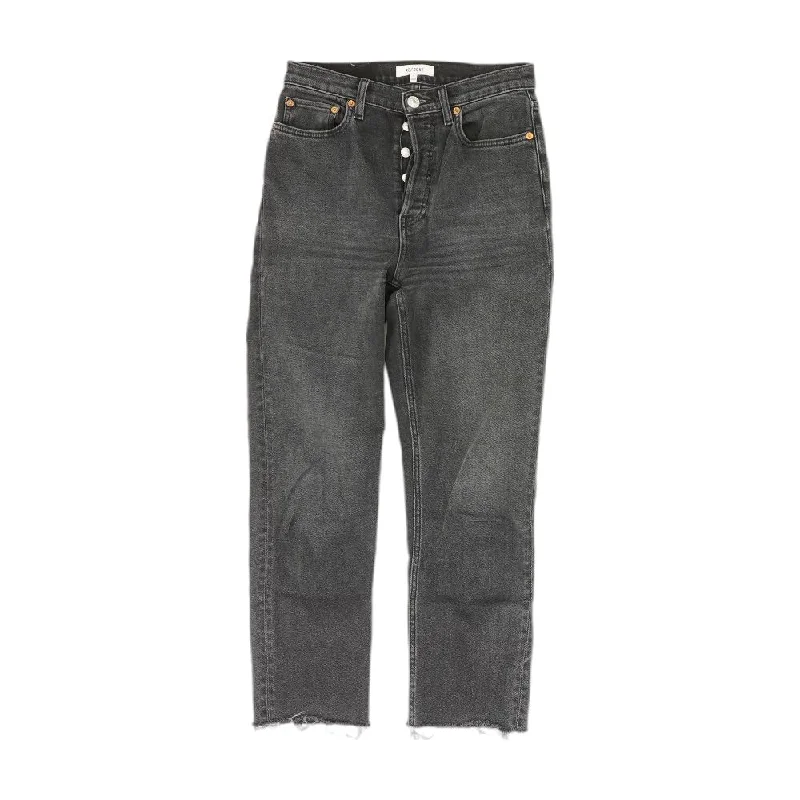 Black Solid Jeans Classic Slim Fit Jeans