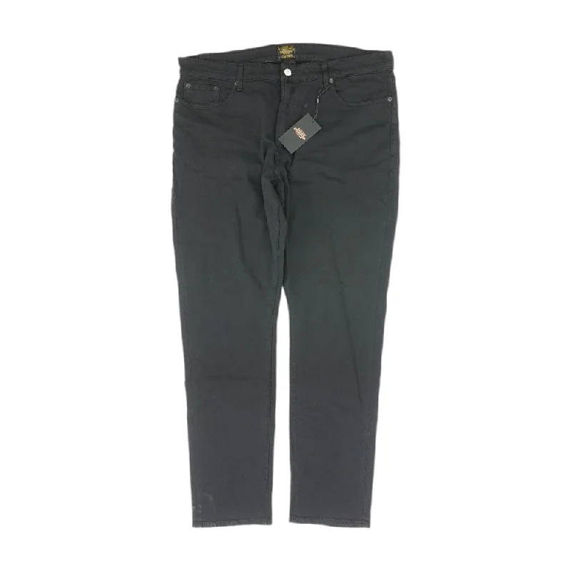 Black Solid Slim Jeans Comfortable Full-Length Denim Jeans