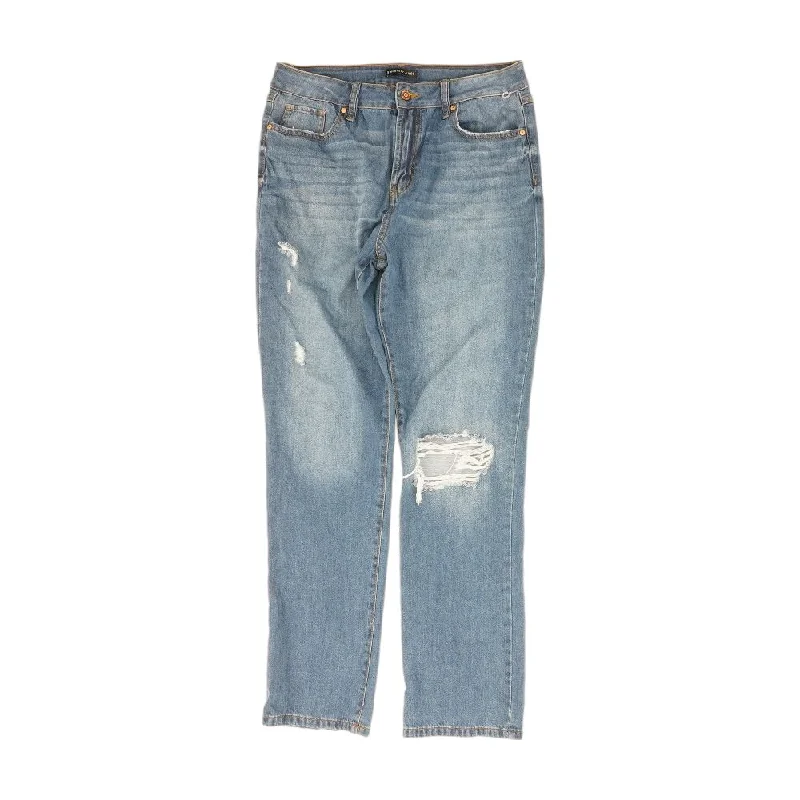 Blue Solid Jeans Trendy Cut-Off Denim Shorts