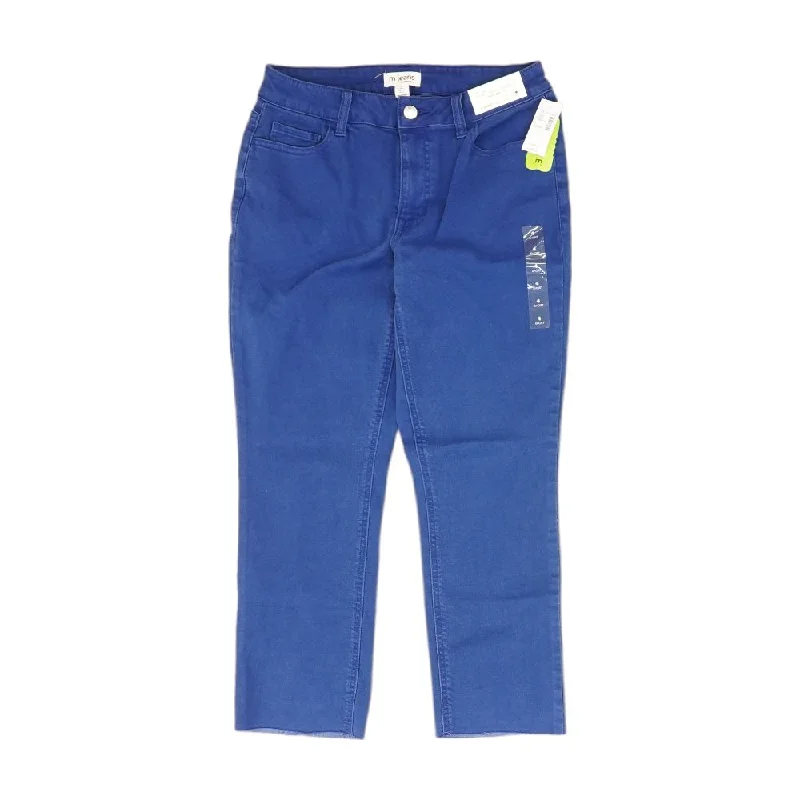 Blue Solid Low Rise Slim Leg Jeans Stylish Relaxed Fit Skinny Jeans