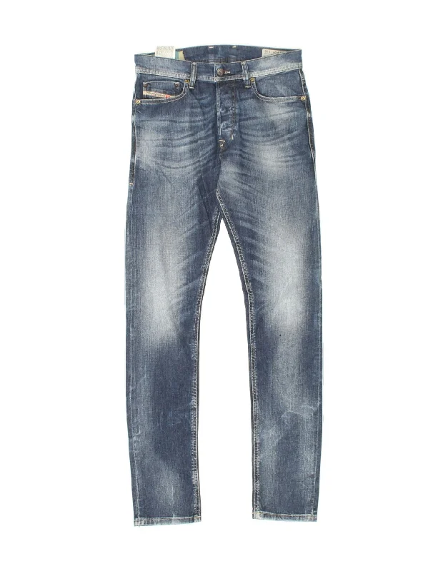 DIESEL Womens Tepphar Slim Carrot Skinny Jeans W27 L32 Navy Blue Chic Dark-Wash Skinny Jeans
