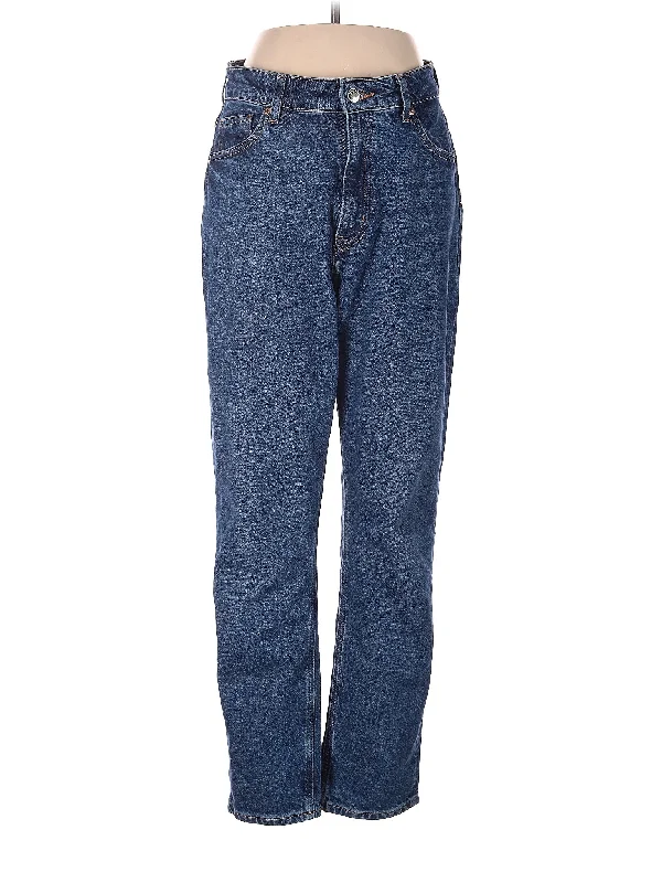 Jeans Comfortable Folded Hem Jeans