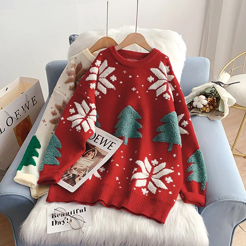 Lazy wind Korean foreign style sweater top 5048 Wool Fabric Cashmere Fabric Tweed Fabric Lazy wind Korean foreign style sweater top 5048 Wool Fabric Cashmere Fabric Tweed Fabric