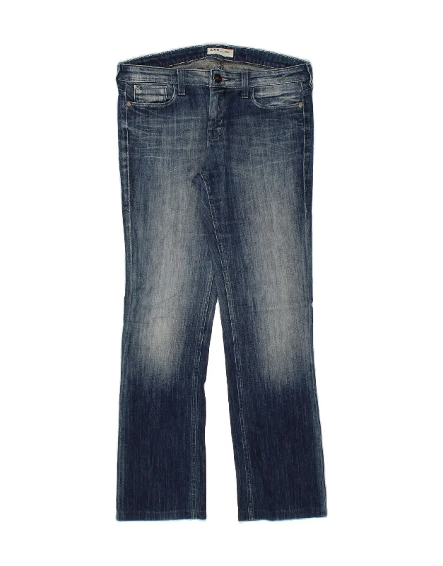 LEE Womens Selah Slim Straight Jeans W32 L30 Blue Cotton Stylish Slim Fit Denim