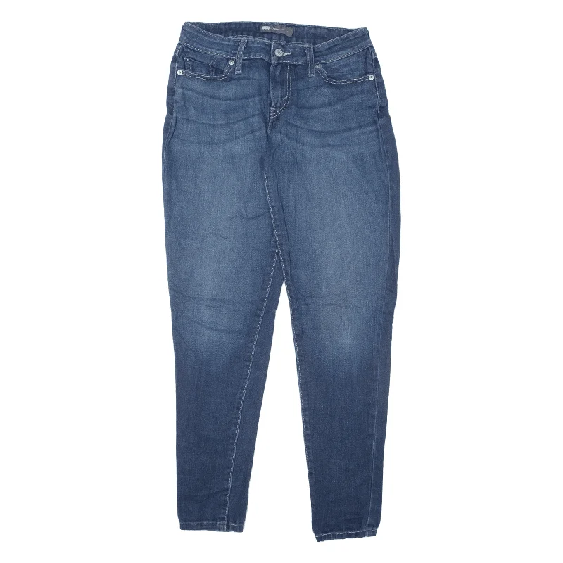 LEVI'S Legging Jeans Blue Denim Slim Skinny Stone Wash Womens W26 L30 Stylish Tapered Fit Jeans