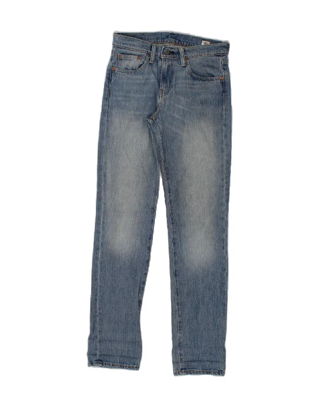 LEVI'S Womens 511 Slim Jeans W28 L32 Blue Cotton Trendy Low-Rise Slim Jeans