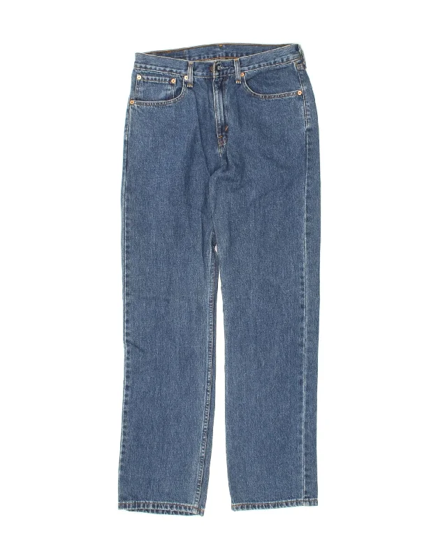 LEVI'S Womens 581 Straight Jeans W32 L34 Blue Stylish High-Waisted Denim