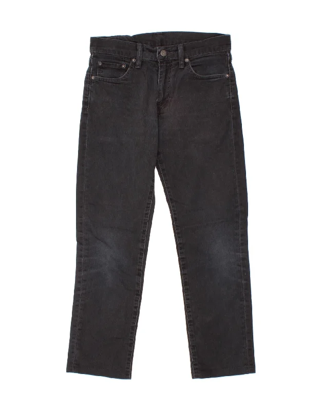 LEVI'S Womens Slim Jeans W30 L26 Navy Blue Comfortable Folded Hem Jeans