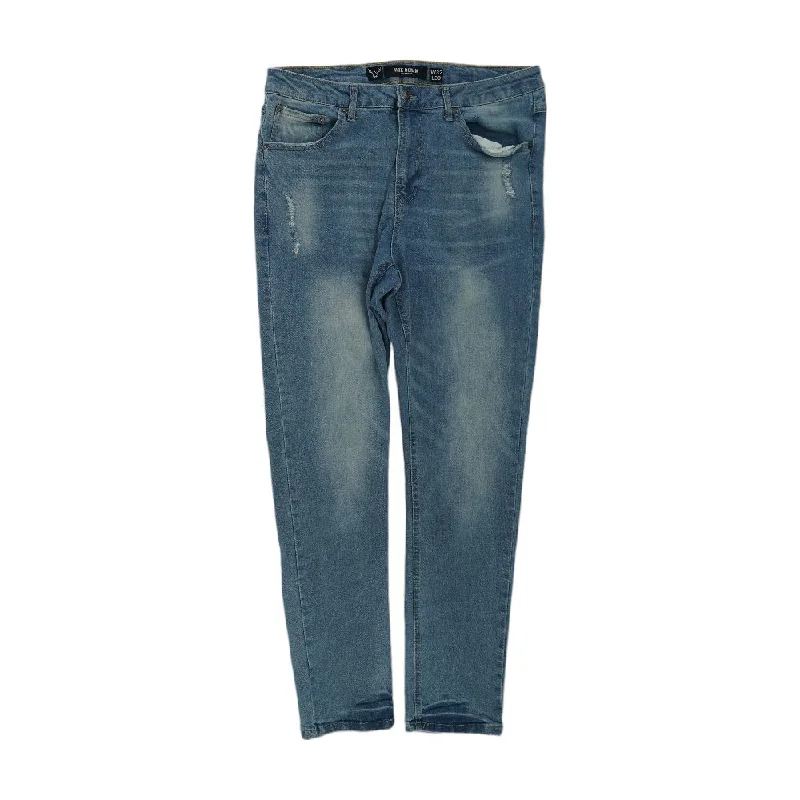 Solid Slim Jeans Trendy Skinny Fit Jeans