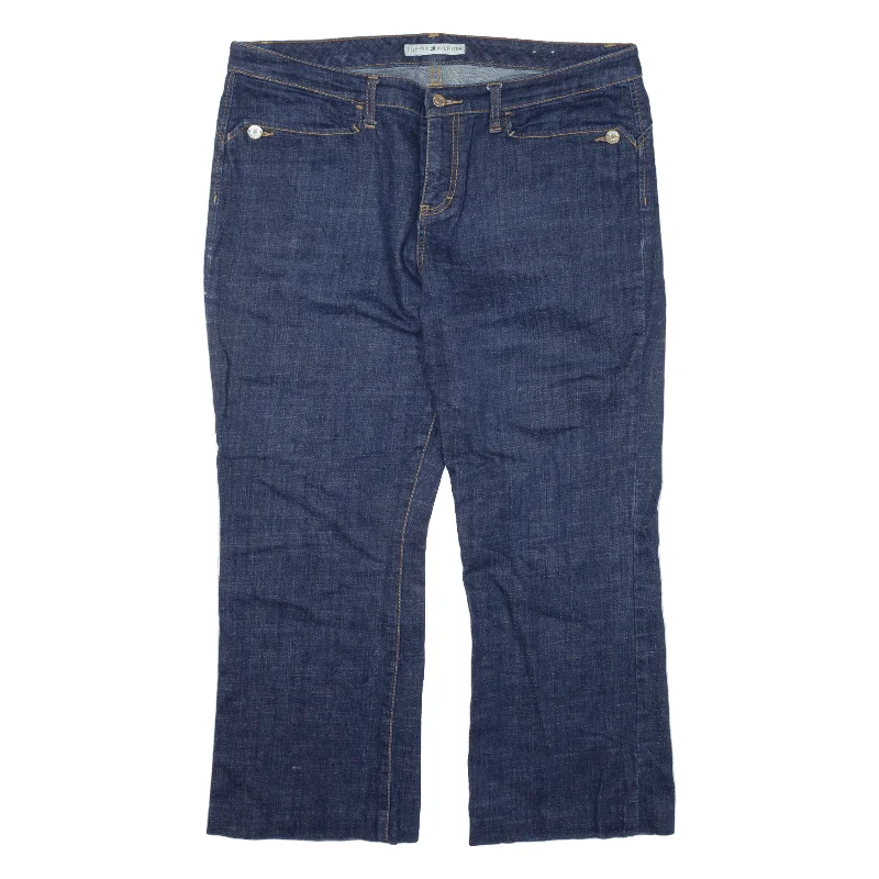 TOMMY HILFIGER Jeans Blue Denim Relaxed Straight Womens W37 L25 Stylish Bootcut Denim Jeans TOMMY HILFIGER Jeans Blue Denim Relaxed Straight Womens W37 L25 Stylish Bootcut Denim Jeans