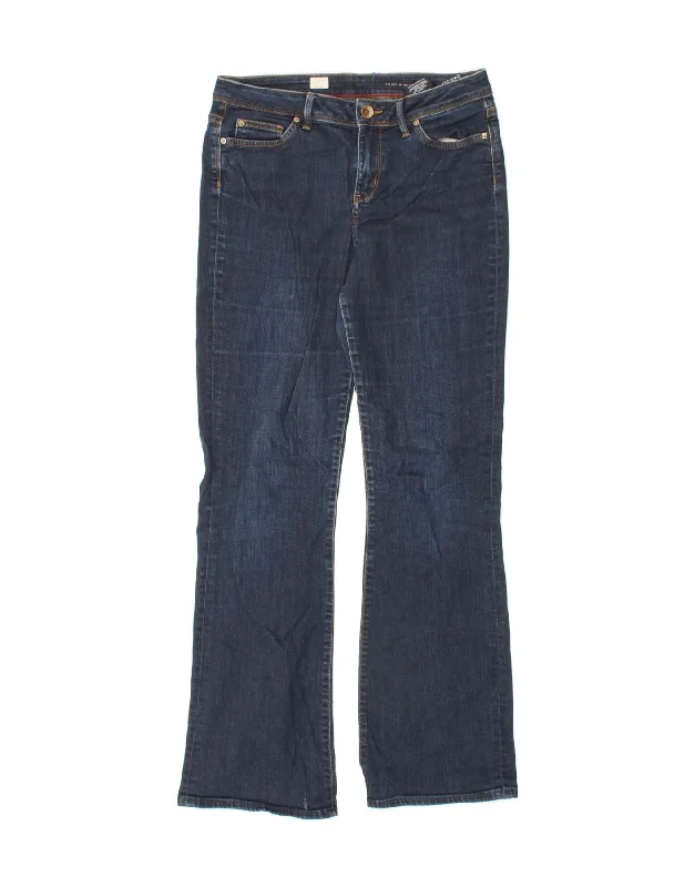 TOMMY HILFIGER Womens Paris Classic Fit Bootcut Jeans W29 L32 Navy Blue Comfortable Jogger Style Jeans