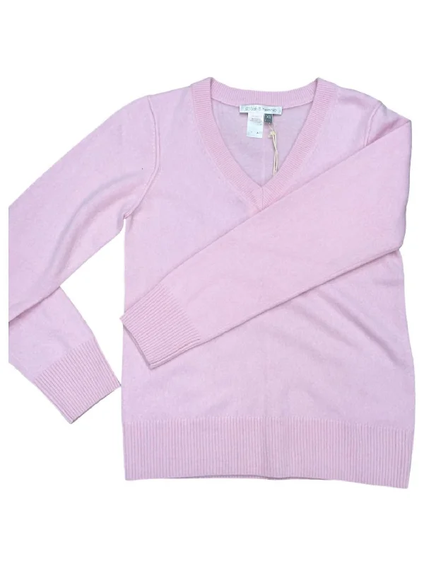 Women's Classic Cashmere V Neck Sweater In Diamond Slim Fit Regular Fit Oversized