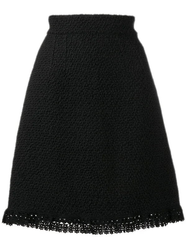 crochet trim skirt lace skirt intricate
