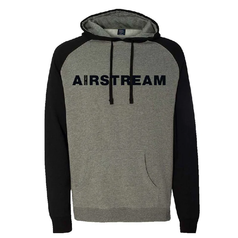 Airstream 1931 Logo Colorblock Hoodie Hoodie with Cuffed Sleeves Snug Secure