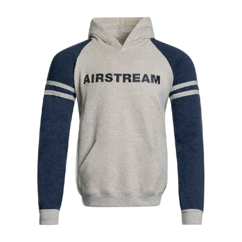 Airstream Applique Colorblock Hoodie Hoodie with Color Block Contrast Stylish