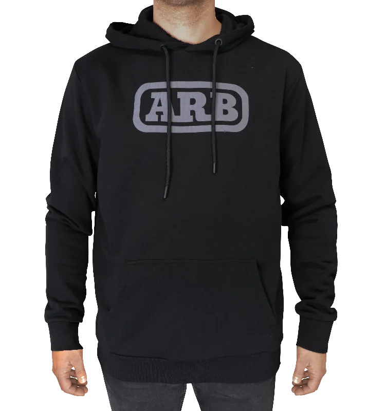 ARB Core Mid-Weight Hoodie - BLACK - Men's Hoodie with Lace Feminine Delicate