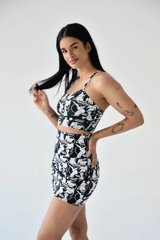 Basti Mini Skirt in Libre boho skirt vibe