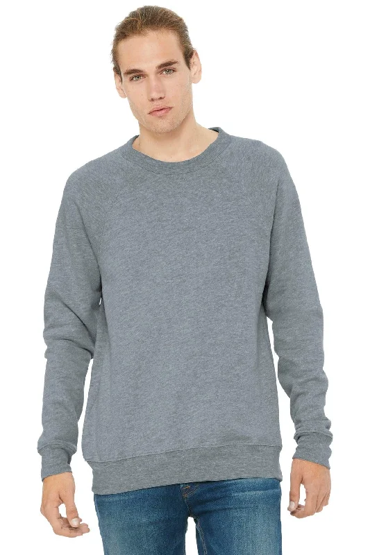 BELLA+CANVAS  Unisex Sponge Fleece Raglan Sweatshirt. BC3901 Hoodie with Hem Lace Feminine Delicate