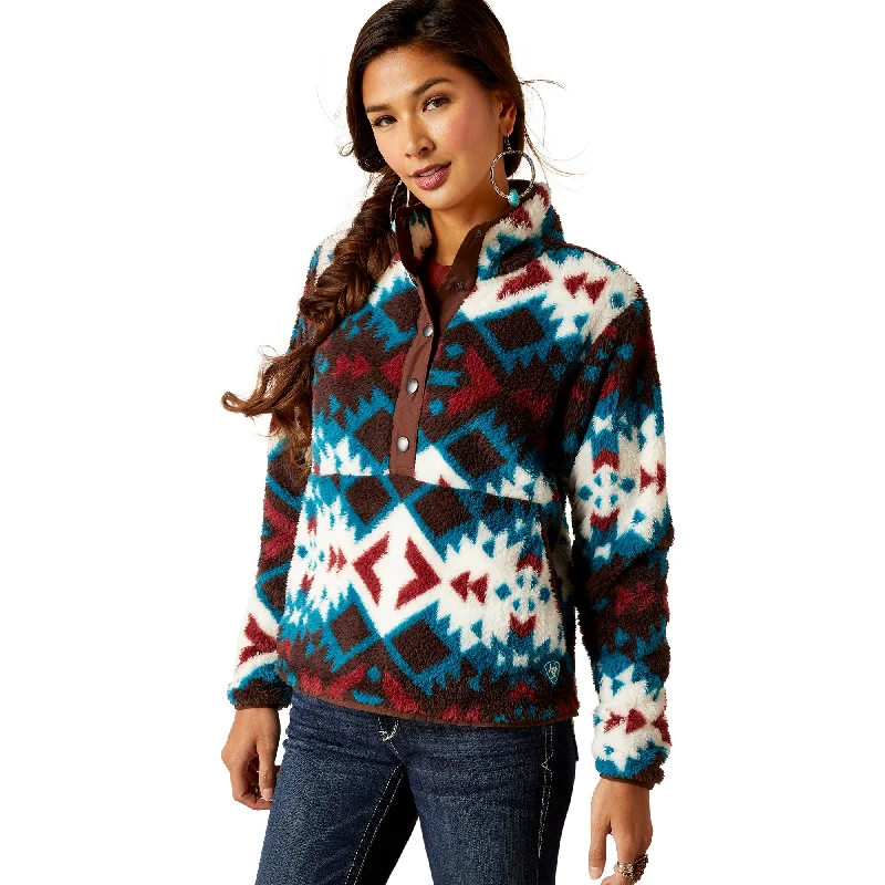 Berber Snap Front Sweatshirt Hoodie with Raw Hem Edgy Unfinished