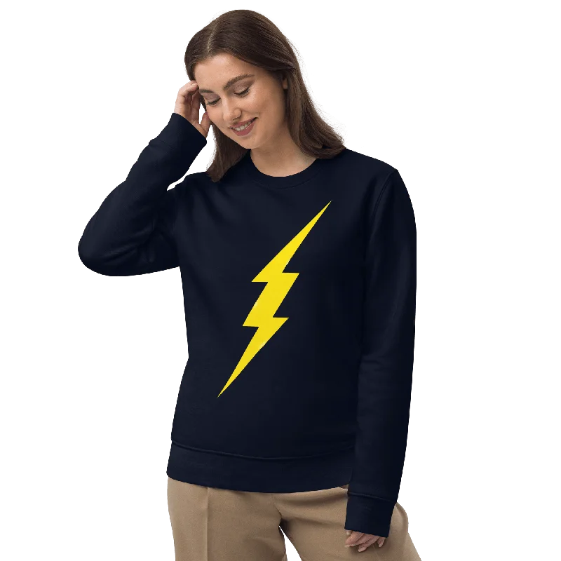 Bolt Eco Sweatshirt Hoodie with Hem Lace Feminine Delicate