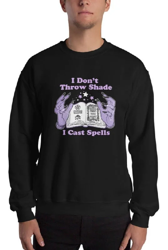 Casting Spells Sweatshirt Hoodie with Tied Waist Feminine Flattering