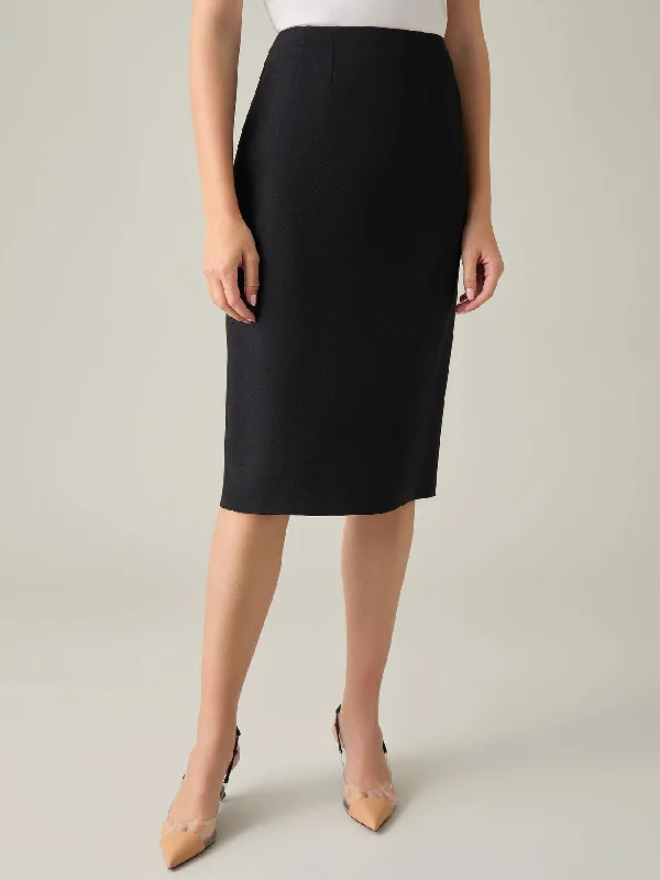 Lana Skirt, Iconic Stretch Crepe athletic skirt fit