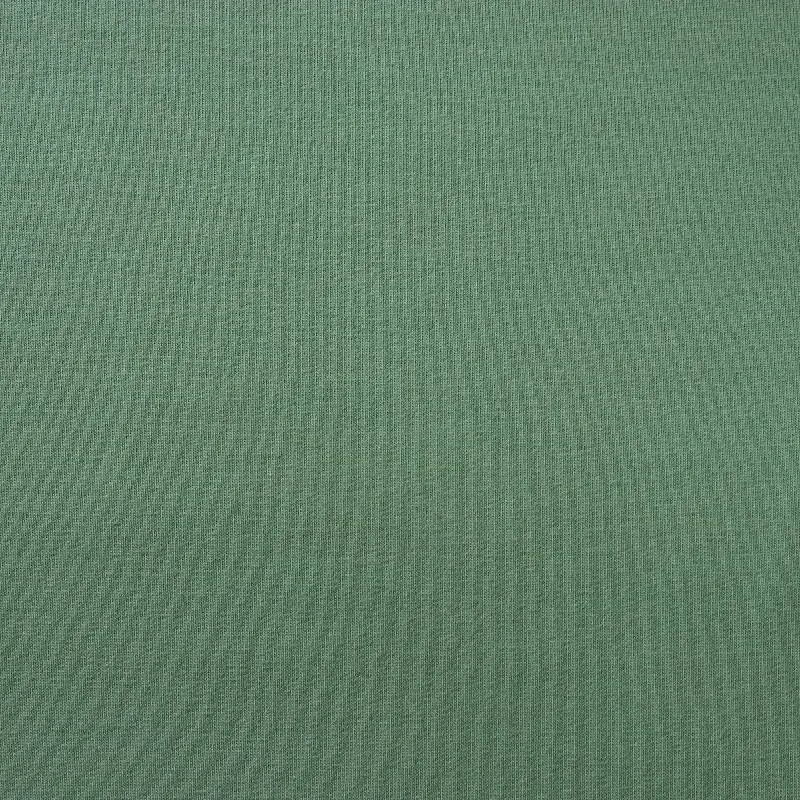Cotton Sweatshirt Brushed Jersey - Sage - END OF BOLT 132cm Hoodie with Relaxed Fit Easy Casual