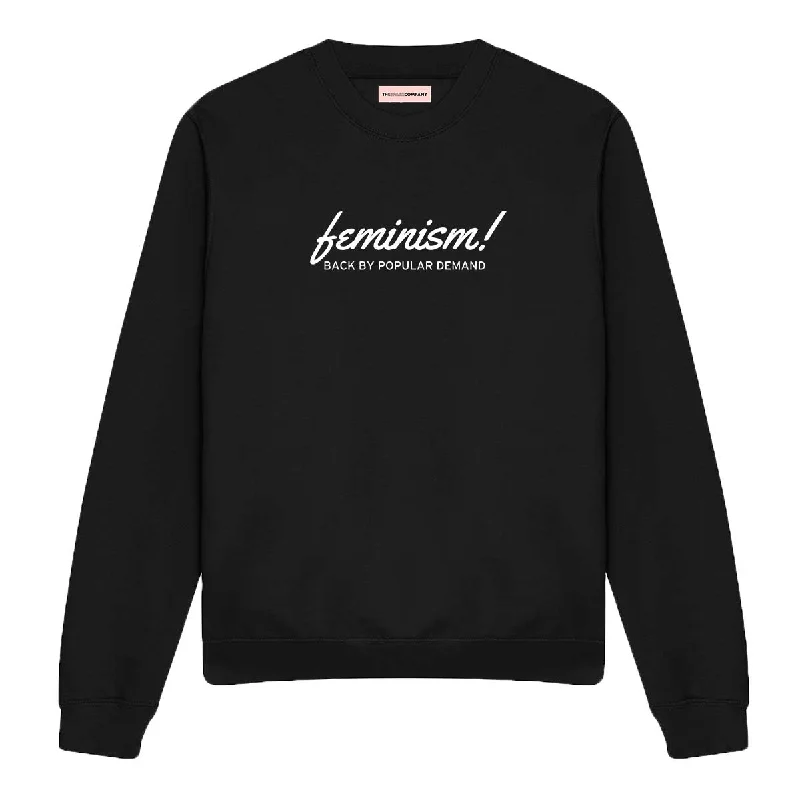 Feminism Back By Popular Demand Feminist Sweatshirt Hoodie Sweatshirt Pullover