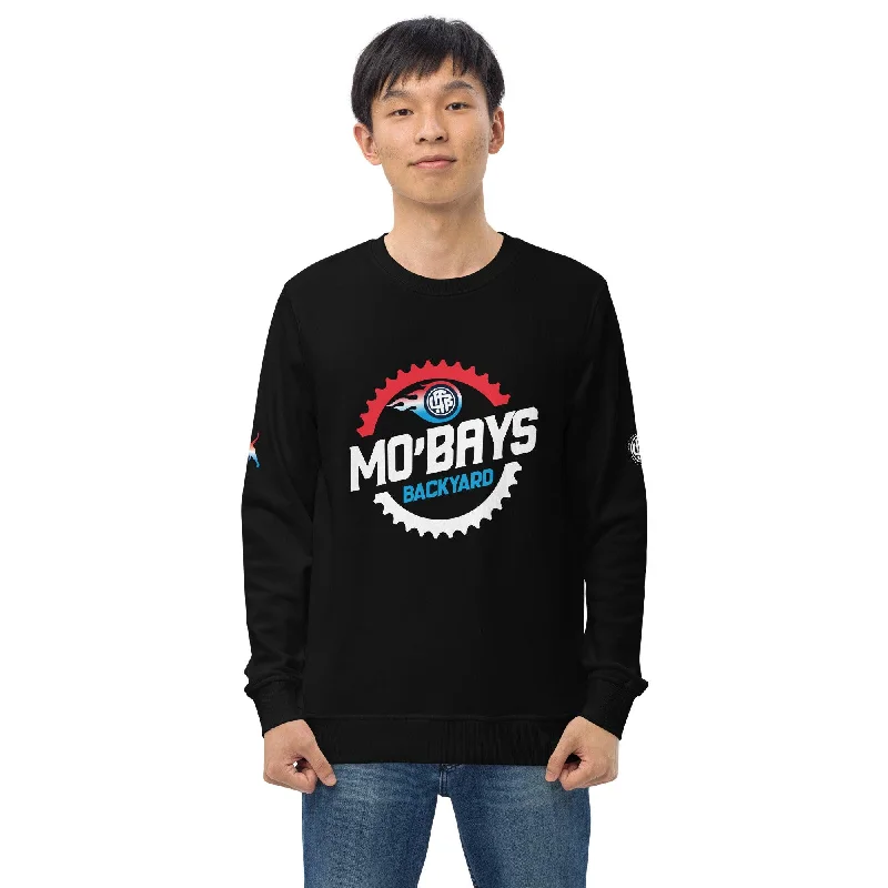 Gear Two Unisex Organic Sweatshirt (Dark Color) Hoodie with Set-In Sleeves Structured Classic