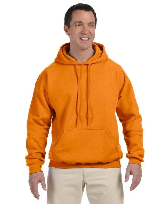 Gildan Adult DryBlend  Adult 9 oz., 50/50 Hooded Sweatshirt G125 Hoodie with Puffed Sleeves Voluminous Trendy