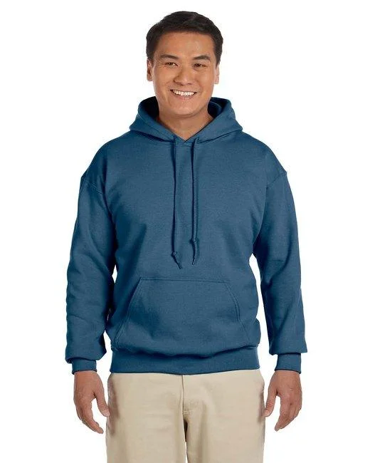 Gildan Adult Heavy Blend  8 oz., 50/50 Hooded Sweatshirt G185 Hoodie with Belted Waist Structured Tailored