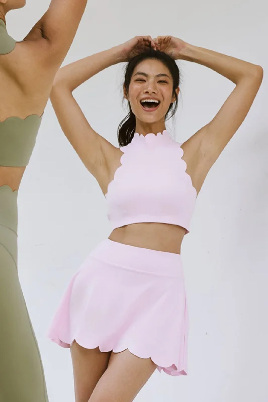 High-Waist A-line Tennis Skirt denim skirt stylish