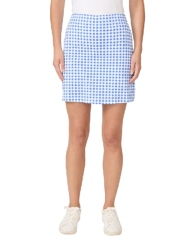 J.McLaughlin Midi Cabana Gingham Briana Skort summer skirt style