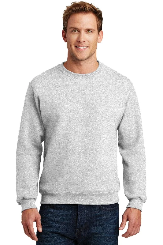 Jerzees Super Sweats NuBlend - Crewneck Sweatshirt.  4662M Hoodie with Hem Elastic Stretchable Comfortable