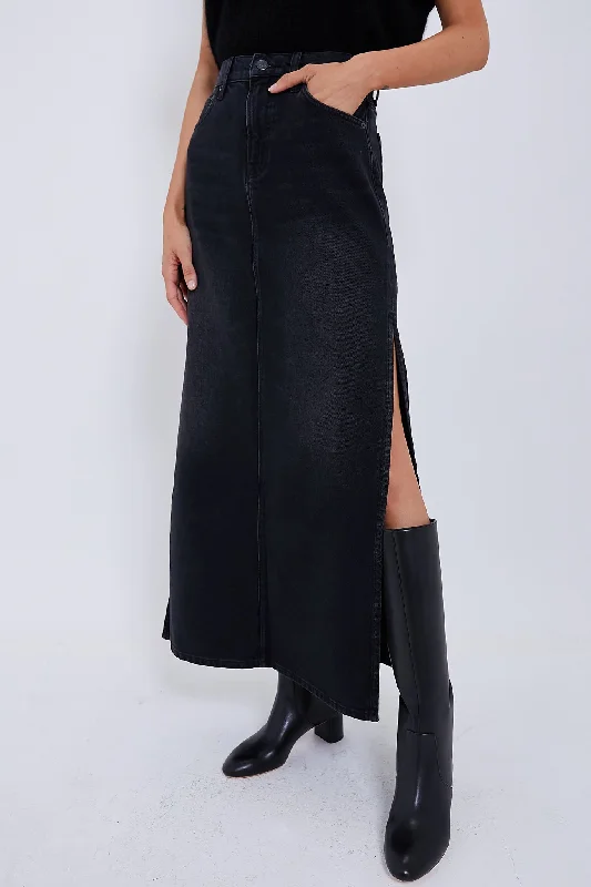 Late Night Lick The Fun Dip Slice Maxi Skirt corduroy skirt cozy