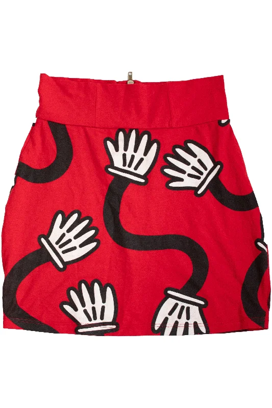 Lazy Oaf - Graphic Mini Skirt denim skirt classic