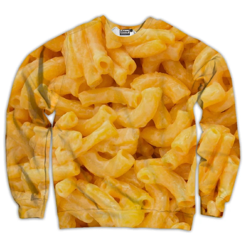 Mac N' Cheese Unisex Sweatshirt Hoodie with Tie-Dye Psychedelic Retro