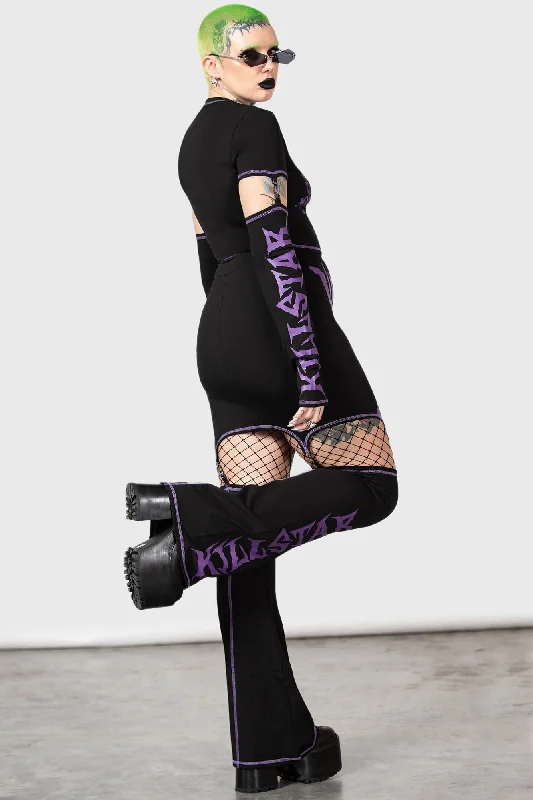 Martyr Suspender Skirt leather skirt bold
