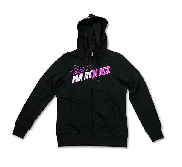 New Official Marc Marquez 93 Black Womans Hoodie Mmwfl 1023 04 Hoodie Dress Longline Feminine