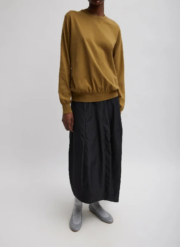 Nylon Asymmetrical Balloon Skirt tiered skirt playful
