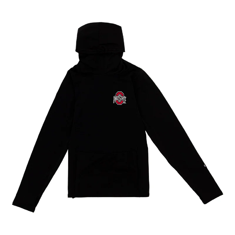 Women's Funnel Neck Hoodie Hoodie with Drop Shoulder Relaxed Streetwear