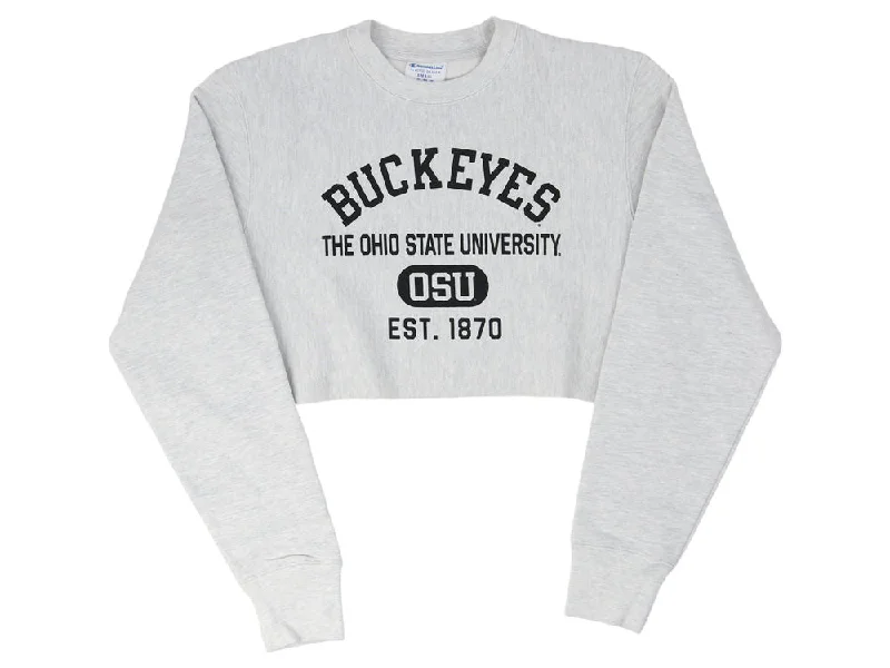 Women's Reverse Weave Cropped Crew Sweatshirt Hoodie with Hem Drawcord Adjustable Customizable