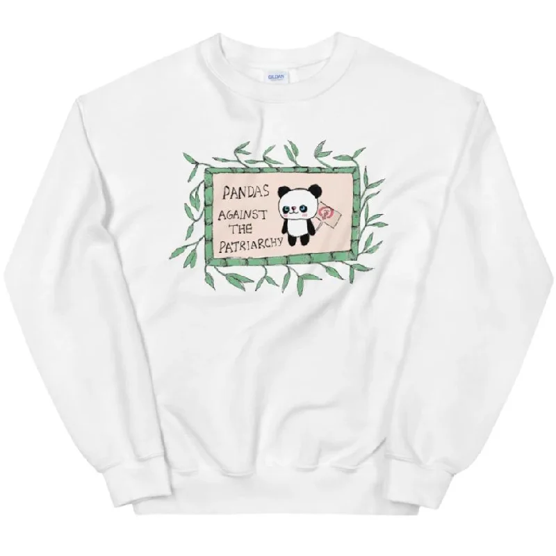 Pandas Against The Patriarchy -- Sweatshirt Hoodie Sweatshirt Pullover