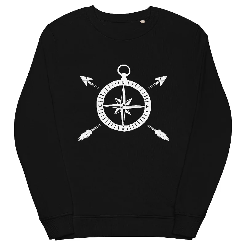 Reisesucht - Unisex Premium Organic Sweatshirt Hoodie with Distressed Vintage Worn