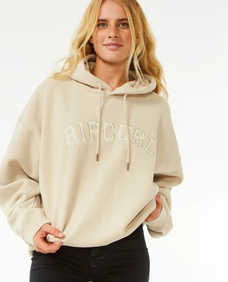 Rip Curl Womens Varsity Hoodie Hoodie with Stripes Bold Sporty