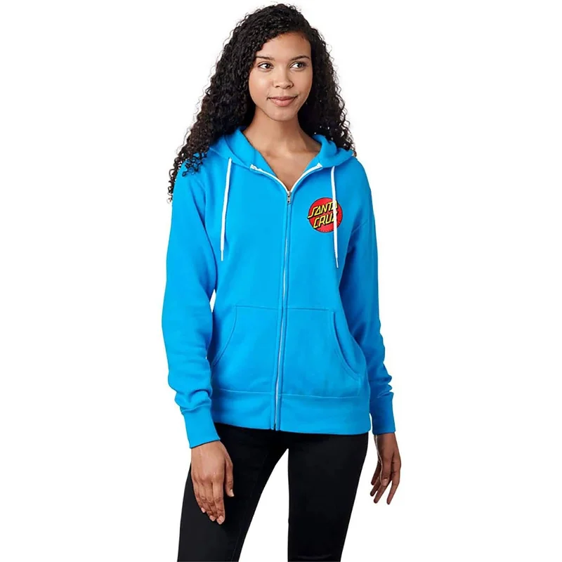 Santa Cruz Classic Dot LW Women's Hoody Zip Sweatshirts (Brand New) Hoodie with Gradient Ombre Colorful Santa Cruz Classic Dot LW Women's Hoody Zip Sweatshirts (Brand New) Hoodie with Gradient Ombre Colorful