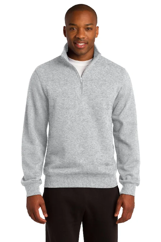 Sport-Tek 1/4-Zip Sweatshirt. ST253 Hoodie with Turtle Neck Cozy Winter