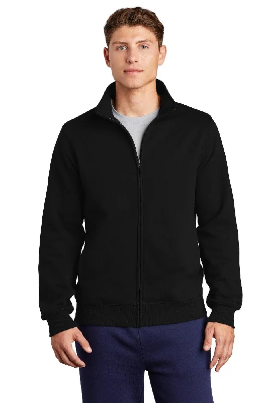 Sport-Tek Full-Zip Sweatshirt. ST259 Hoodie with Velcro Closure Adjustable Secure