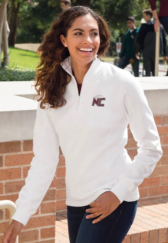 Sport-Tek® Ladies 1/4-Zip Sweatshirt Hoodie with Hidden Zipper Minimalist Clean