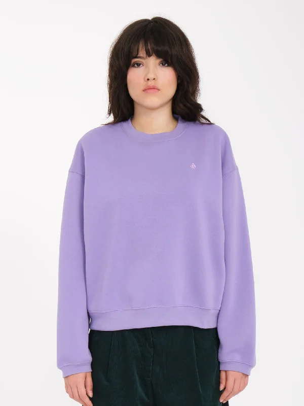 Stone Heart Ii Sweatshirt - PAISLEY PURPLE Hoodie with Hem Patch Decorative Personalized